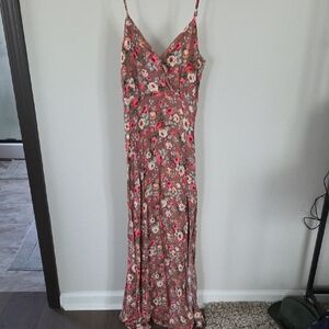 Lulu's Floral Maxi Dress